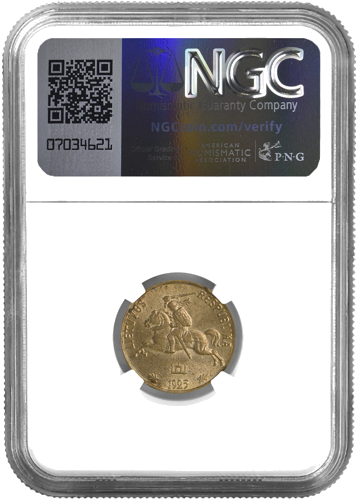 1925 Литва 5 центов монета NGC MS 63 (2)