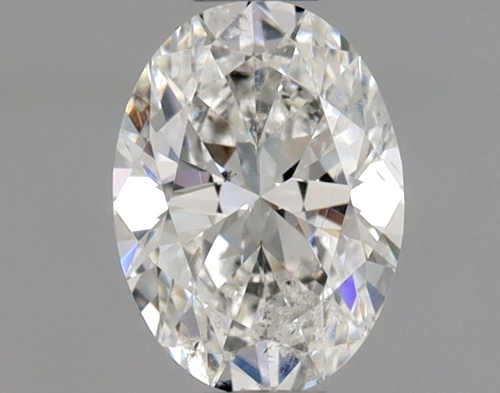 0.5 carat G-SI2 Natūralus Oval Deimantas (1)