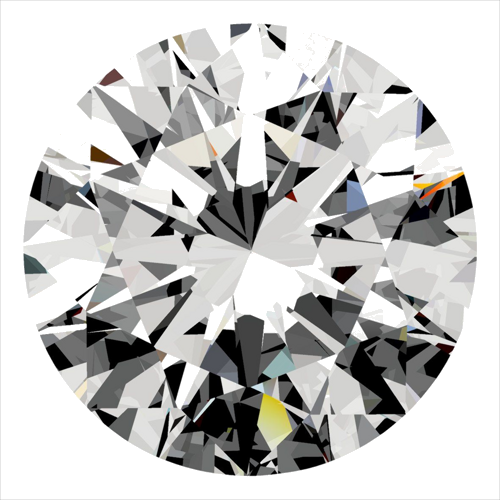 0.32 carat D-VVS2 Excellent cut Natūralus Round Deimantas (1)