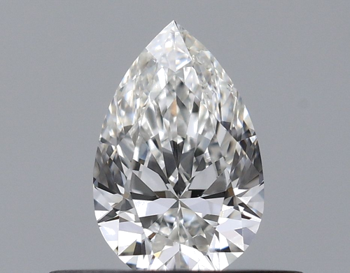 0.31 carat F-VVS2 Natūralus Pear Deimantas (1)