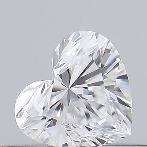 0.22 carat D-VVS1 Natūralus Heart Deimantas (1)