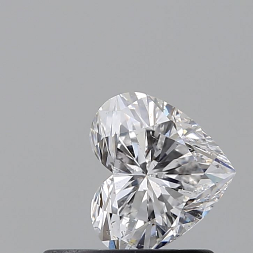 0.5 carat D-SI2 Natūralus Heart Deimantas (1)