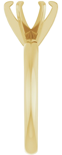 Sužadėtuvių Žiedas „Solitaire“ 585 Geltonojo Aukso Round 7.4mm (4)