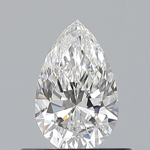 0.5 carat E-VS1 Natūralus Pear Deimantas (1)
