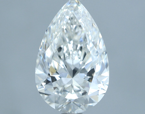 1.58 carat F-IF Natūralus Pear Deimantas (1)