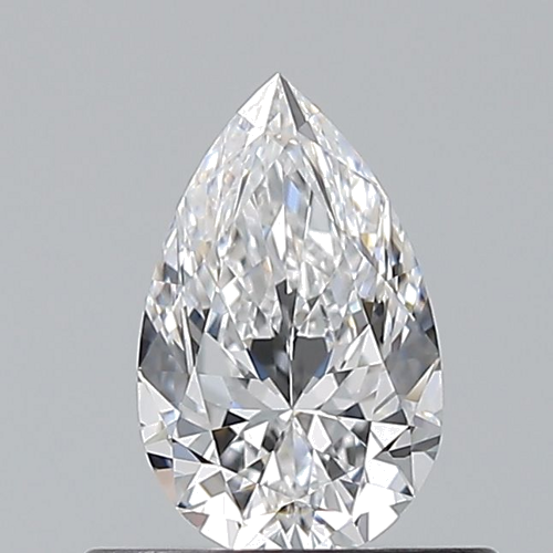 0.5 carat D-VVS1 Natūralus Pear Deimantas (1)