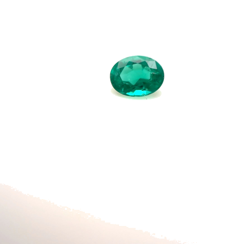 0.24 carat GREEN Oval Smaragdas (1)