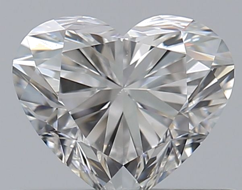 0.51 carat E-VS2 Natūralus Heart Deimantas (1)