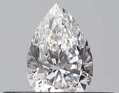 0.25 carat E-VVS2 Natūralus Pear Deimantas (1)