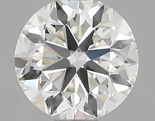 0.6 carat K-VVS2 GD cut Natūralus Round Deimantas (1)