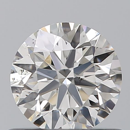0.57 carat H-SI1 Excellent cut Natūralus Round Deimantas (1)