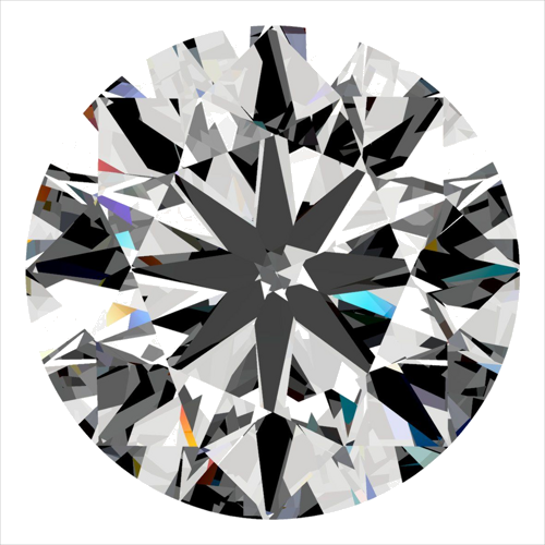 0.3 carat E-VVS2 Very Good cut Natūralus Round Deimantas (1)