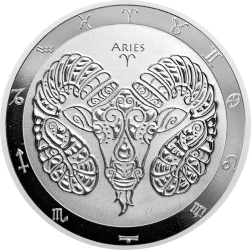 1 oz Aries 2021 (Zodiac Series) Tokelau silver coin (1)