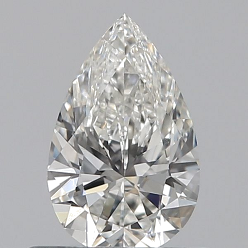 0.5 carat H-VVS2 Natūralus Pear Deimantas (1)