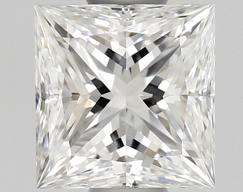 0.61 carat E-VS1 Natūralus Princess Deimantas (1)