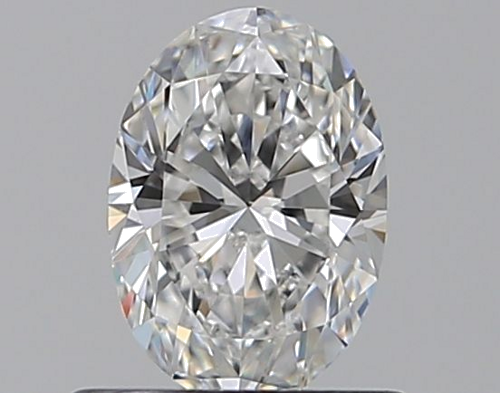 0.59 carat E-VVS2 Natūralus Oval Deimantas (1)