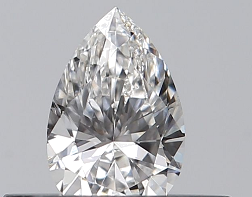 0.27 carat F-VVS1 Natūralus Pear Deimantas (1)