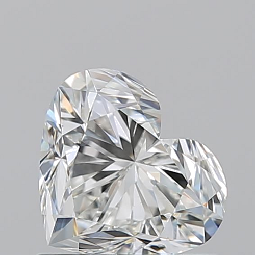 1.01 carat G-VS2 Natūralus Heart Deimantas (1)