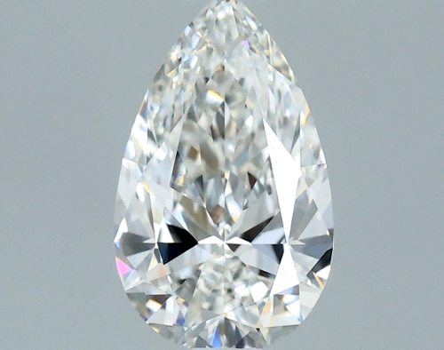 0.55 carat H-VVS1 Natūralus Pear Deimantas (1)