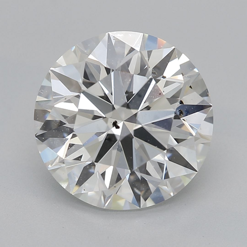 2.7 carat G-SI2 Excellent cut Natūralus Round Deimantas (1)
