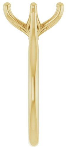 Sužadėtuvių Žiedas „Cathedral-Style Solitaire“ 14k yellow gold Oval 11mm x 9mm (4)