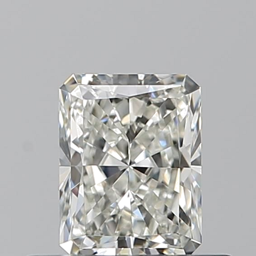 0.53 carat J-VVS2 Natūralus Radiant Deimantas (1)