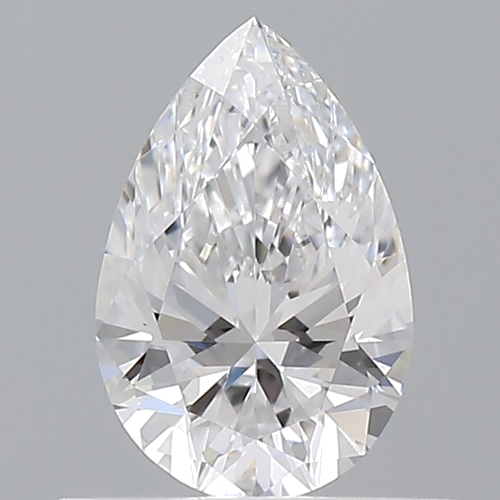 0.5 carat D-VS1 Natūralus Pear Deimantas (1)