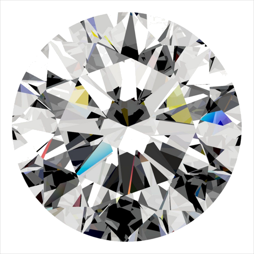 0.5 carat G-VS2 Excellent cut Natūralus Round Deimantas (1)