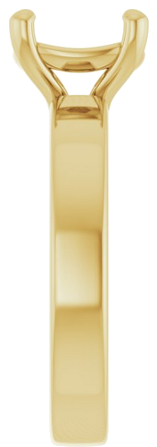 Sužadėtuvių Žiedas „Solitaire“ 14k yellow gold Cushion 8mm (4)