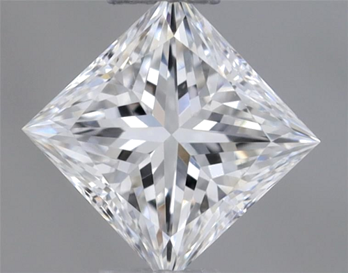 0.3 carat E-SI1 Natūralus Princess Deimantas (1)