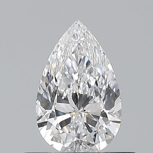 0.5 carat D-VS1 Natūralus Pear Deimantas (1)