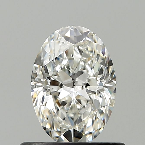 0.63 carat G-SI2 Natūralus Oval Deimantas (1)