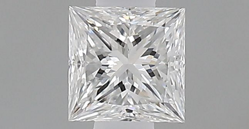 0.33 carat E-VVS2 Natūralus Princess Deimantas (1)