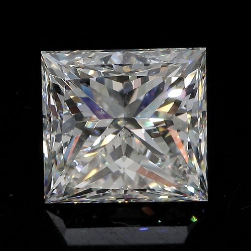 6.01 carat H-SI1 Natūralus Princess Deimantas (1)