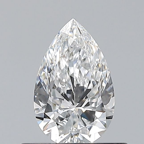 0.5 carat E-VS2 Natūralus Pear Deimantas (1)