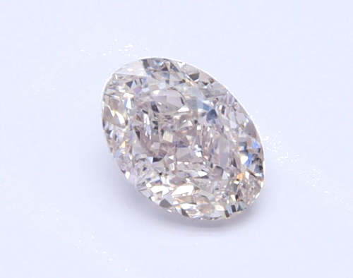 0.56 carat Light Pink-VS2 Natūralus Oval Deimantas (1)