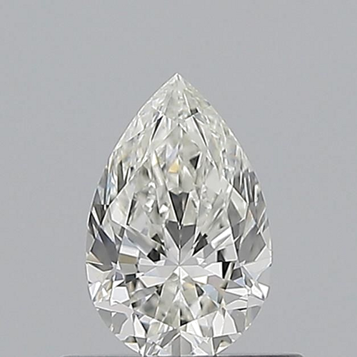 0.5 carat H-VVS1 Natūralus Pear Deimantas (1)