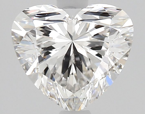1.04 carat F-IF Natūralus Heart Deimantas (1)