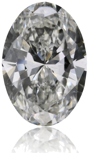 0.4 carat H-SI2 Natūralus Oval Deimantas (1)