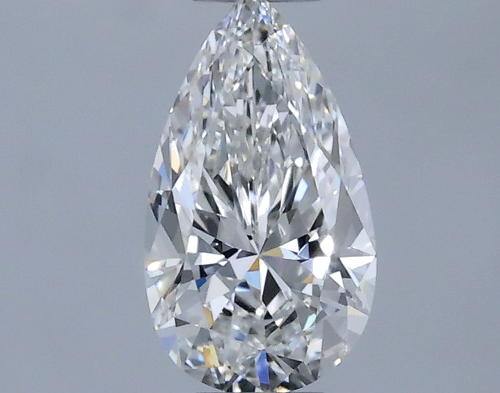 0.3 carat G-VVS1 Natūralus Pear Deimantas (1)