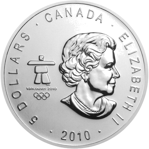 1 oz Ledo Ritulys 2010 Kanada sidabrinė moneta (2)