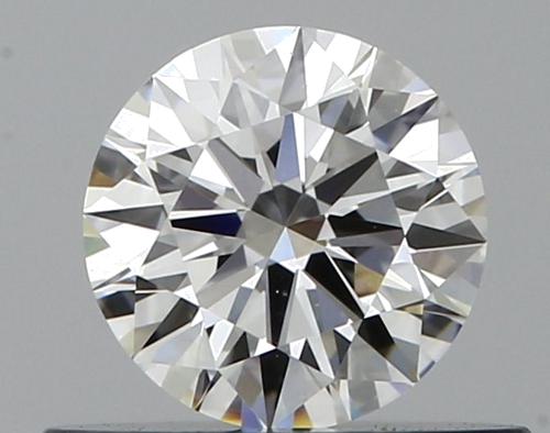 0.42 carat F-SI1 Excellent cut Natūralus Round Deimantas (1)