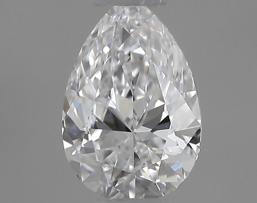 0.3 carat D-VS1 Natūralus Pear Deimantas (1)