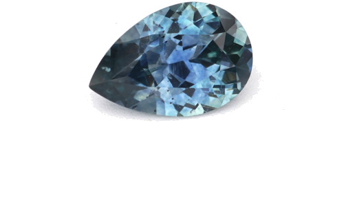 0.42 carat GREEN Pear Safyras (1)