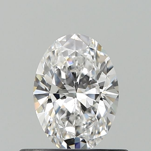 0.5 carat D-VS2 Natūralus Oval Deimantas (1)
