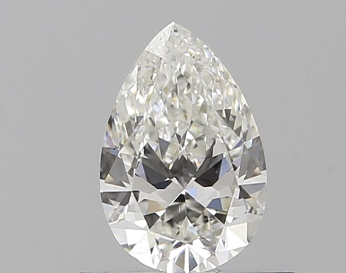 0.5 carat G-VVS2 Natūralus Pear Deimantas (1)