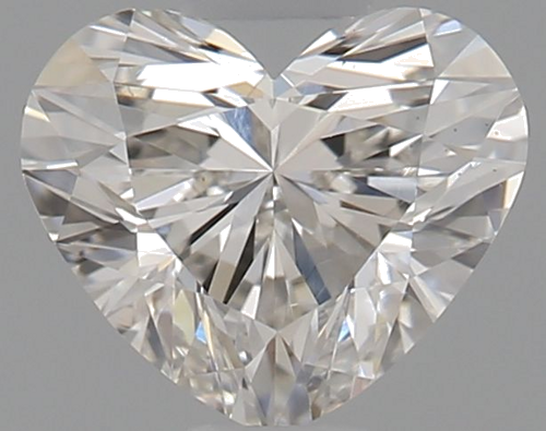 0.52 carat H-VS2 Natūralus Heart Deimantas (1)