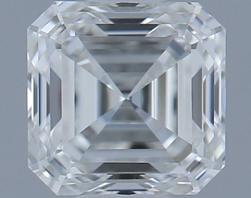 0.53 carat I-VVS1 Natūralus Asscher Deimantas (1)