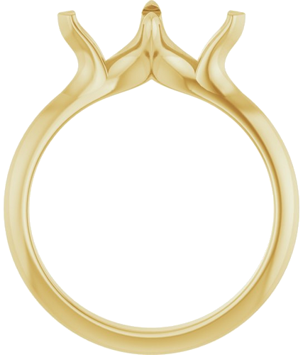 Sužadėtuvių Žiedas „Claw-Prong Solitaire“ 14k yellow gold Marquise 12mm x 6mm (2)
