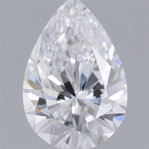 0.5 carat D-VS1 Natūralus Pear Deimantas (1)